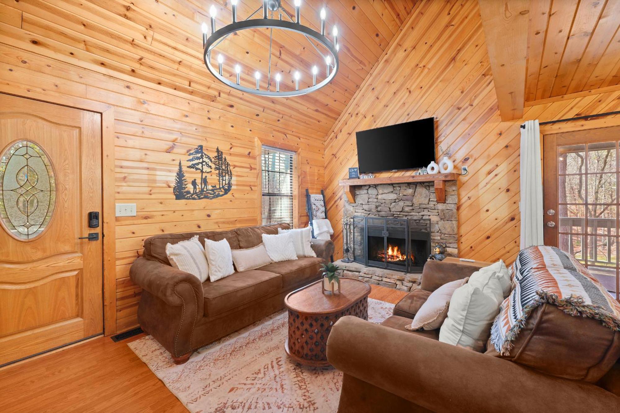 Firefly Lodge - Cozy 4 Bedroom Cabin Minutes To Helen Sautee Nacoochee Exteriör bild