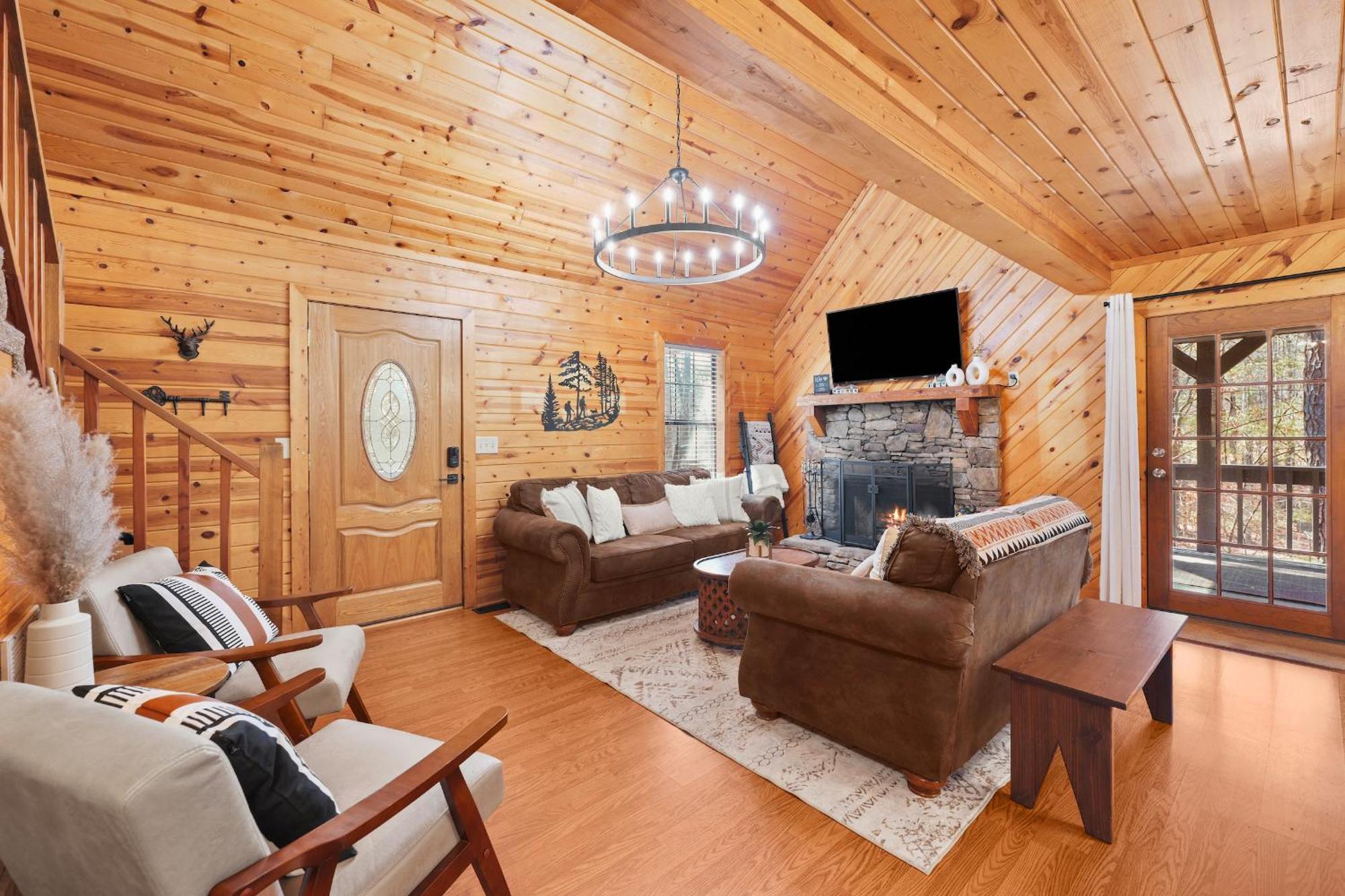 Firefly Lodge - Cozy 4 Bedroom Cabin Minutes To Helen Sautee Nacoochee Exteriör bild